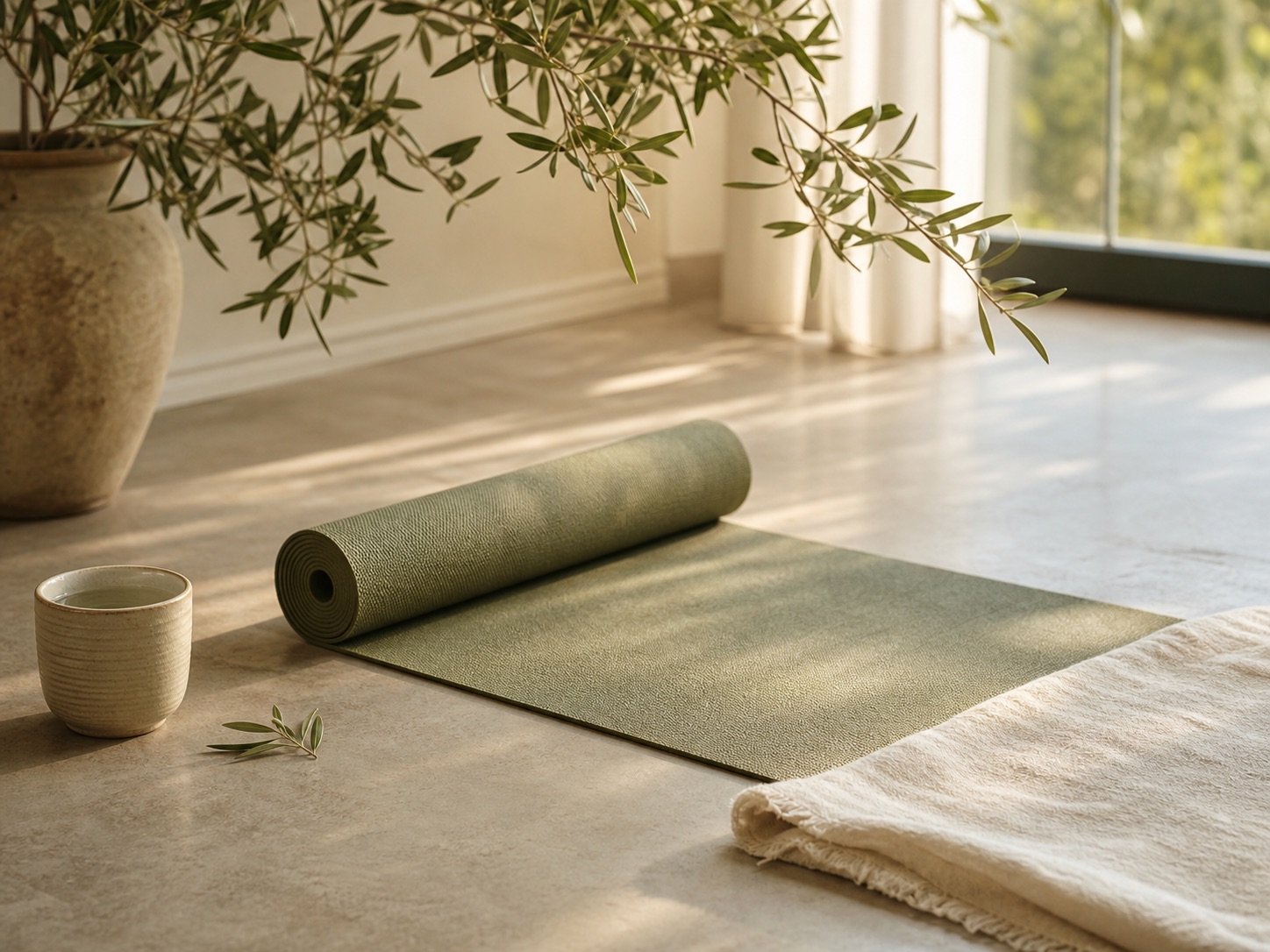 A calm mindful-movement space