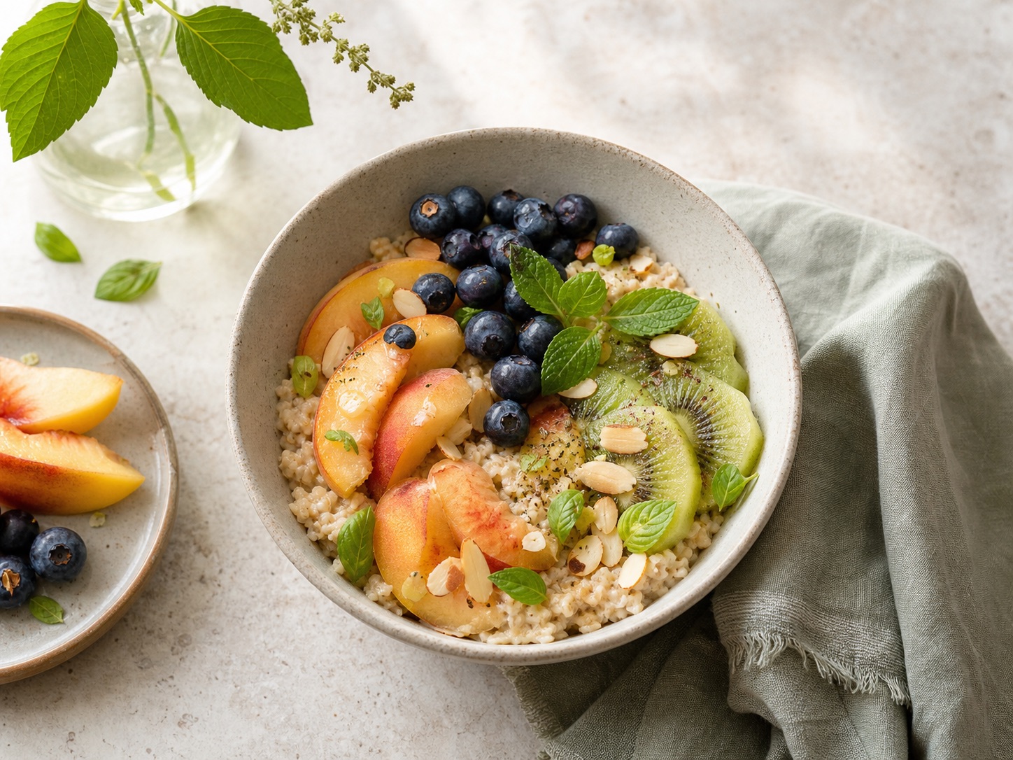 Nourishing breakfast ingredients